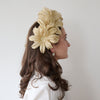 Lele Sadoughi HEADBANDS CHAMPAGNE SILK FLAPPER HEADBAND