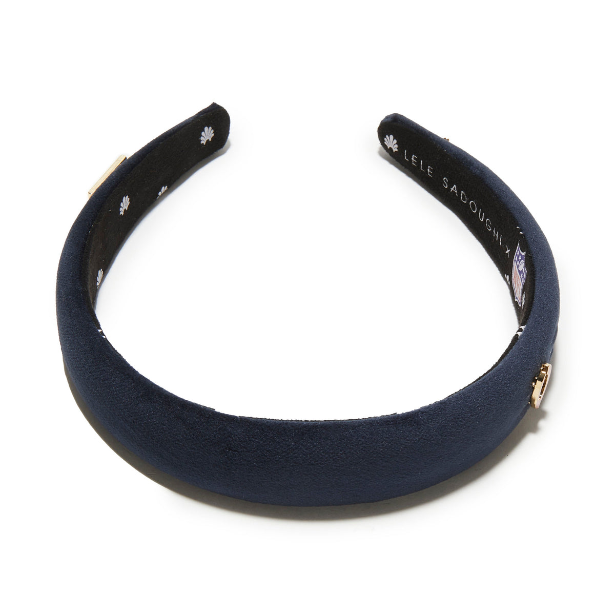 Lele Sadoughi HEADBANDS CHICAGO BEARS LELE X NFL NAVY CHARLOTTE HEADBAND *PRE-ORDER*