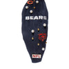 Lele Sadoughi HEADBANDS CHICAGO BEARS LELE X NFL NAVY EMBELLISHED KNOTTED HEADBAND