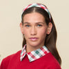 Lele Sadoughi HEADBANDS CHRISTMAS GINGHAM BESSETTE GINGHAM HEADBAND
