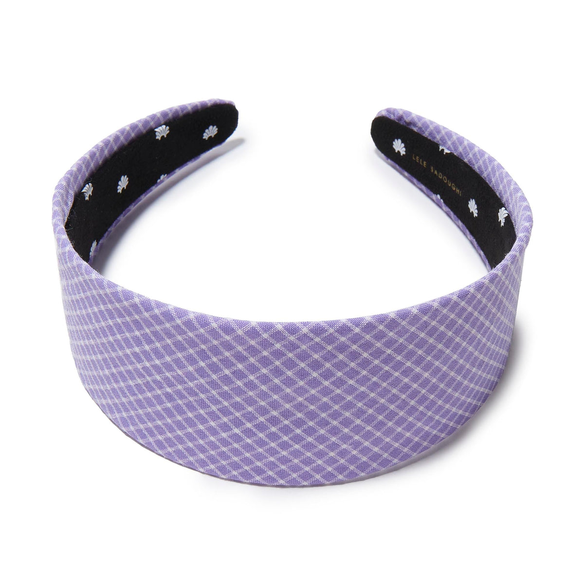 LELE SADOUGHI HEADBANDS CLOUDY SKY BRIGITTE SEERSUCKER HEADBAND