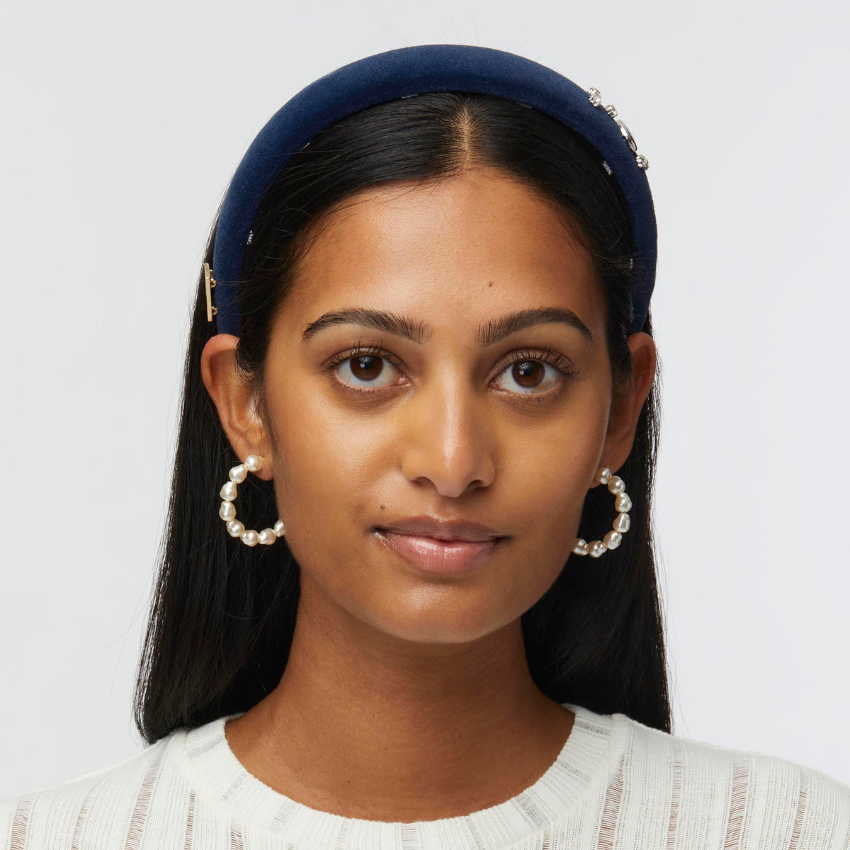 Lele Sadoughi HEADBANDS DALLAS COWBOYS LELE SADOUGHI X NFL NAVY BLUE CHARLOTTE HEADBAND