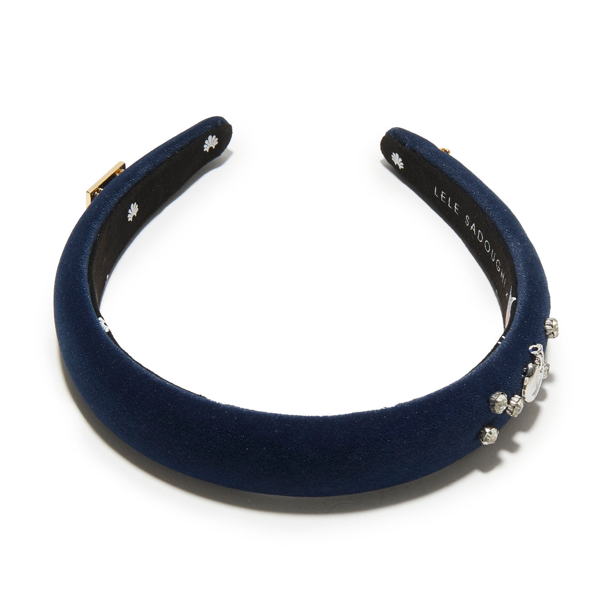 Lele Sadoughi HEADBANDS DALLAS COWBOYS LELE X NFL NAVY BLUE CHARLOTTE HEADBAND