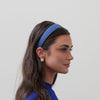 Lele Sadoughi HEADBANDS DARK WASH BESSETTE DENIM HEADBAND