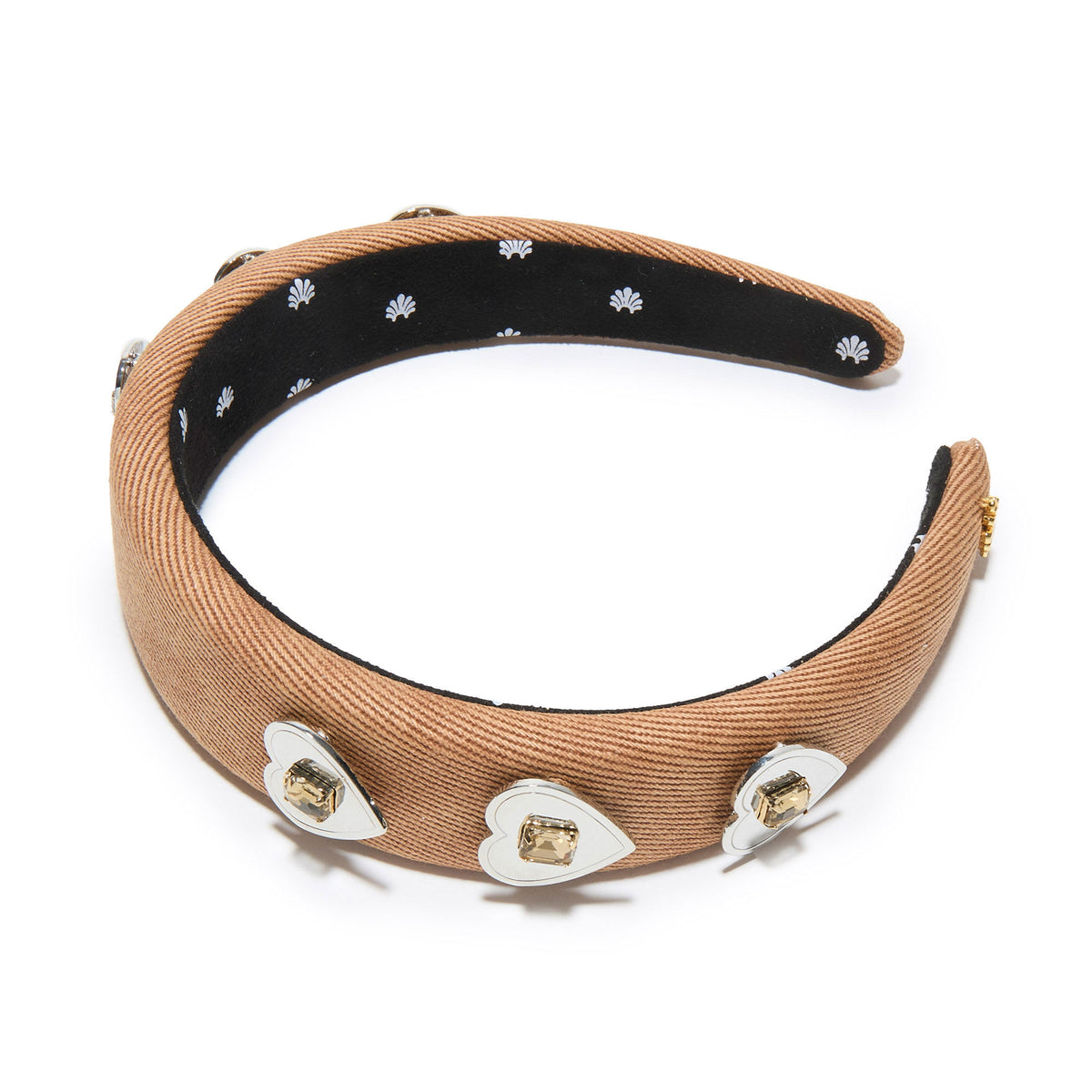 Lele Sadoughi HEADBANDS DESERT METAL ALICE SWEETHEART CONCHO HEADBAND