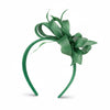 Lele Sadoughi HEADBANDS EMERALD HOLLY SINAMAY HEADBAND