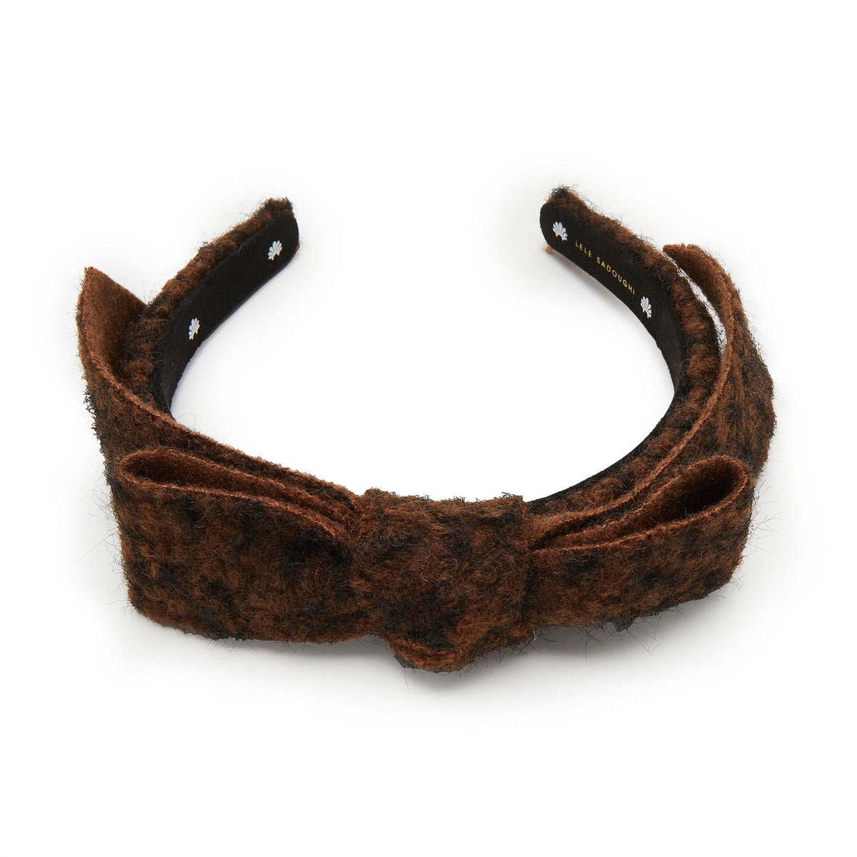 Lele Sadoughi HEADBANDS ESPRESSO SHIRLEY HEADBAND