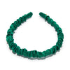Lele Sadoughi HEADBANDS EVERGREEN JESSIE SILK HEADBAND