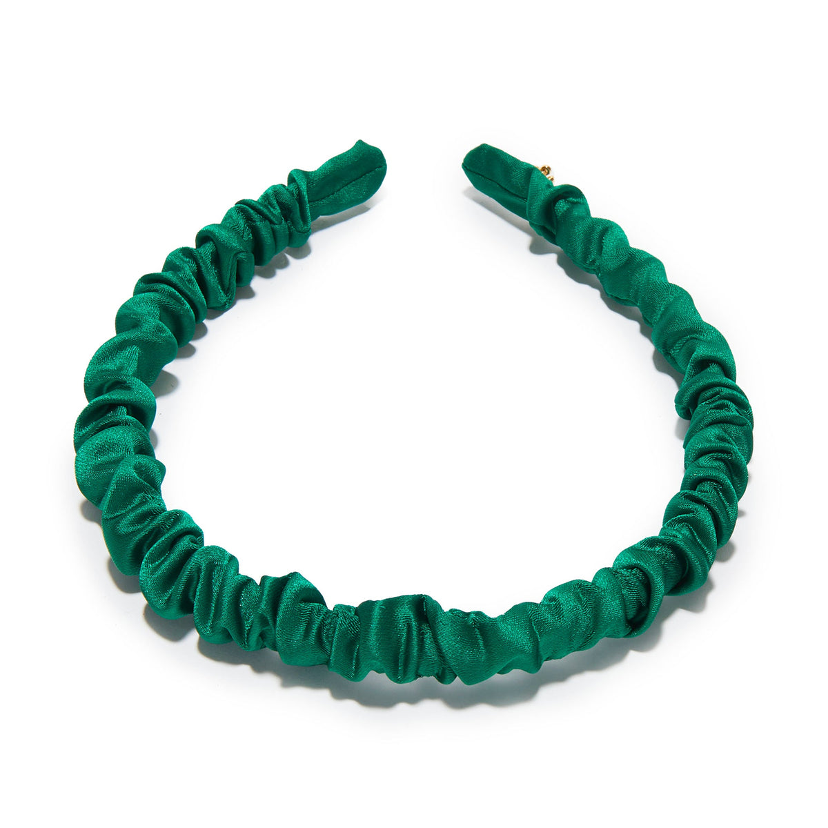 Lele Sadoughi HEADBANDS EVERGREEN JESSIE SILK HEADBAND