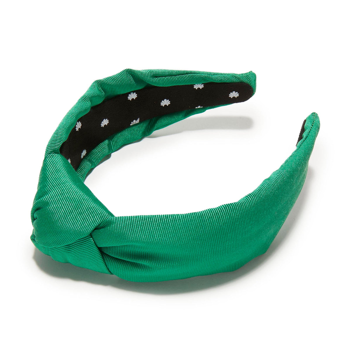 Lele Sadoughi HEADBANDS EVERGREEN KNOTTED MOIRE HEADAND