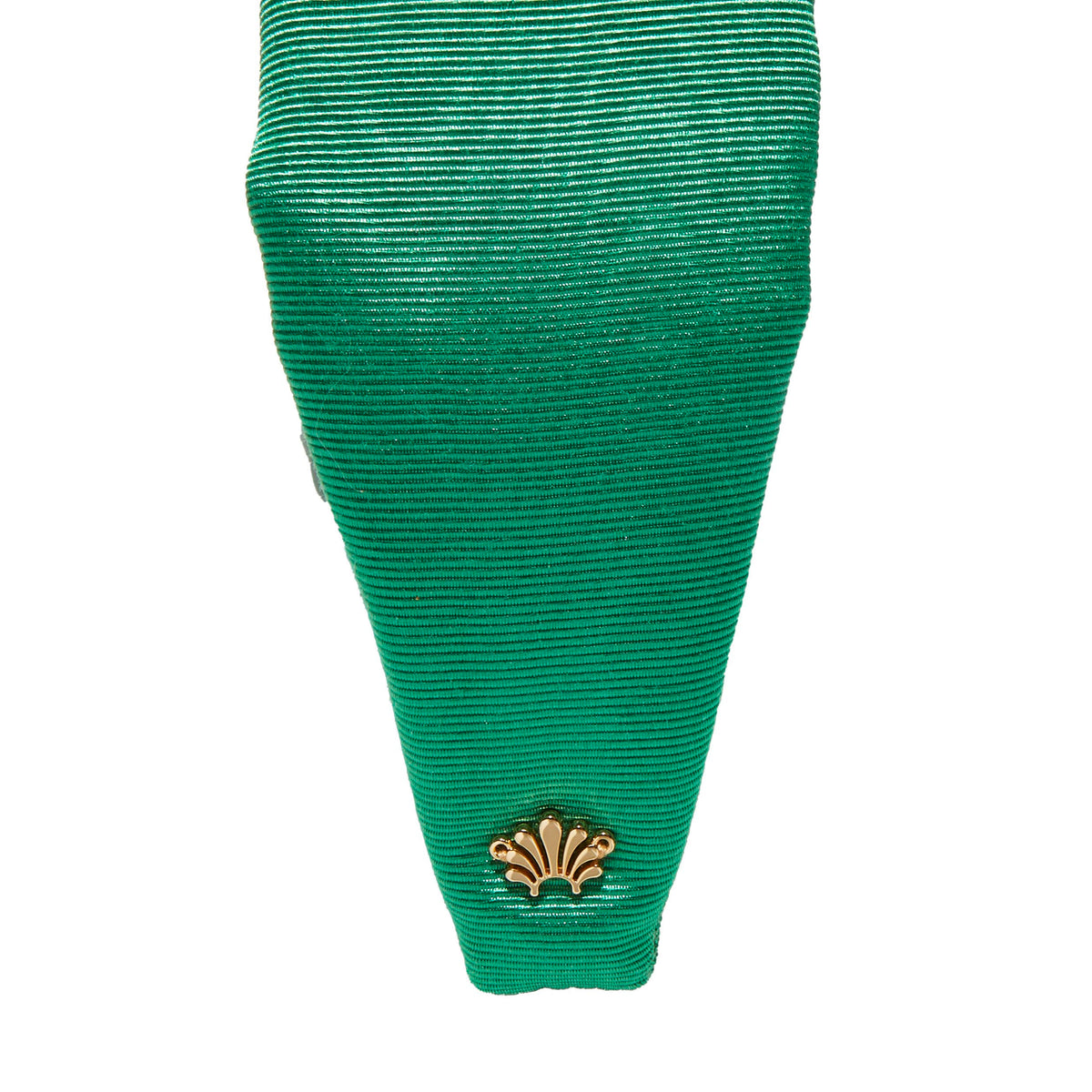 Lele Sadoughi HEADBANDS EVERGREEN KNOTTED MOIRE HEADAND