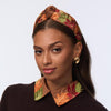 Lele Sadoughi HEADBANDS FALL FOLIAGE MARLENE FALLING LEAVES EMBROIDERED HEADBAND