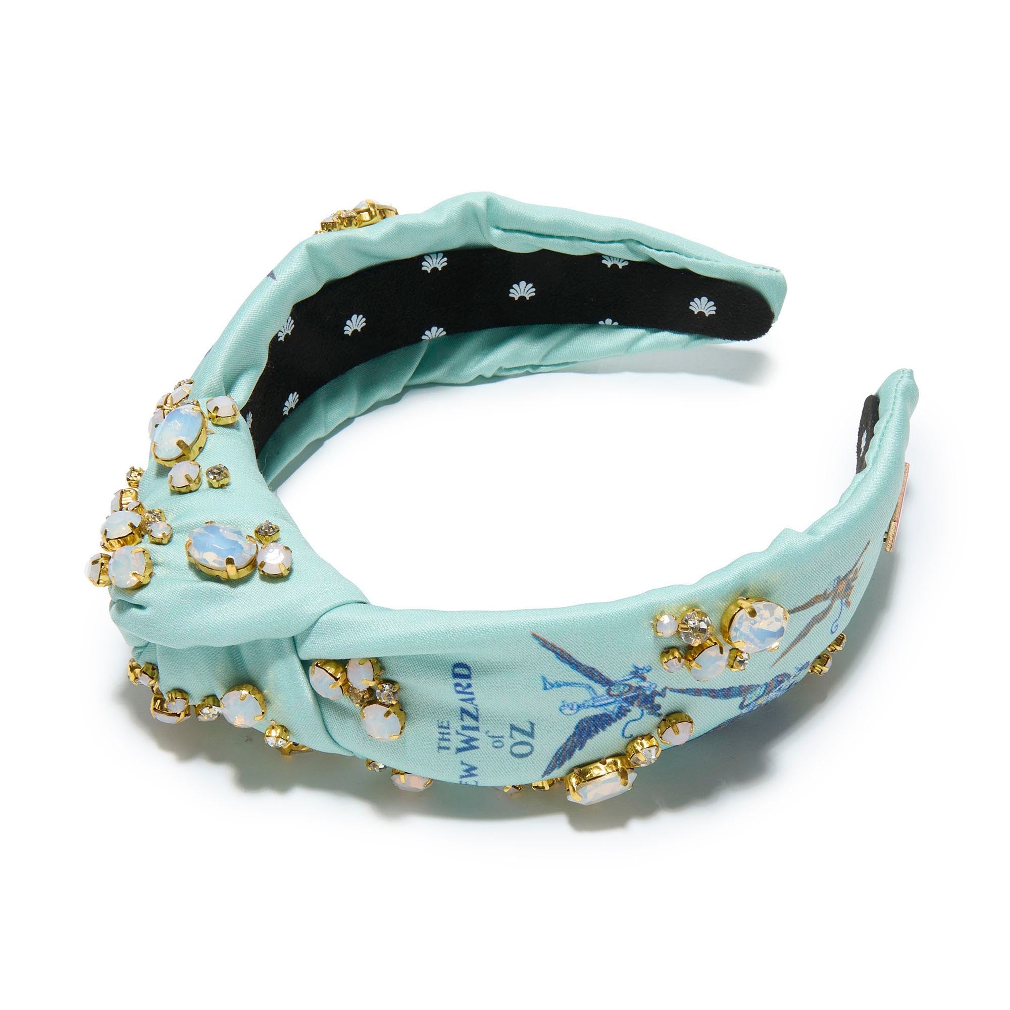 Lele Sadoughi HEADBANDS FLYING MONKEYS THE NEW WIZARD OF OZ EMBELLISHED KNOTTED HEADBAND