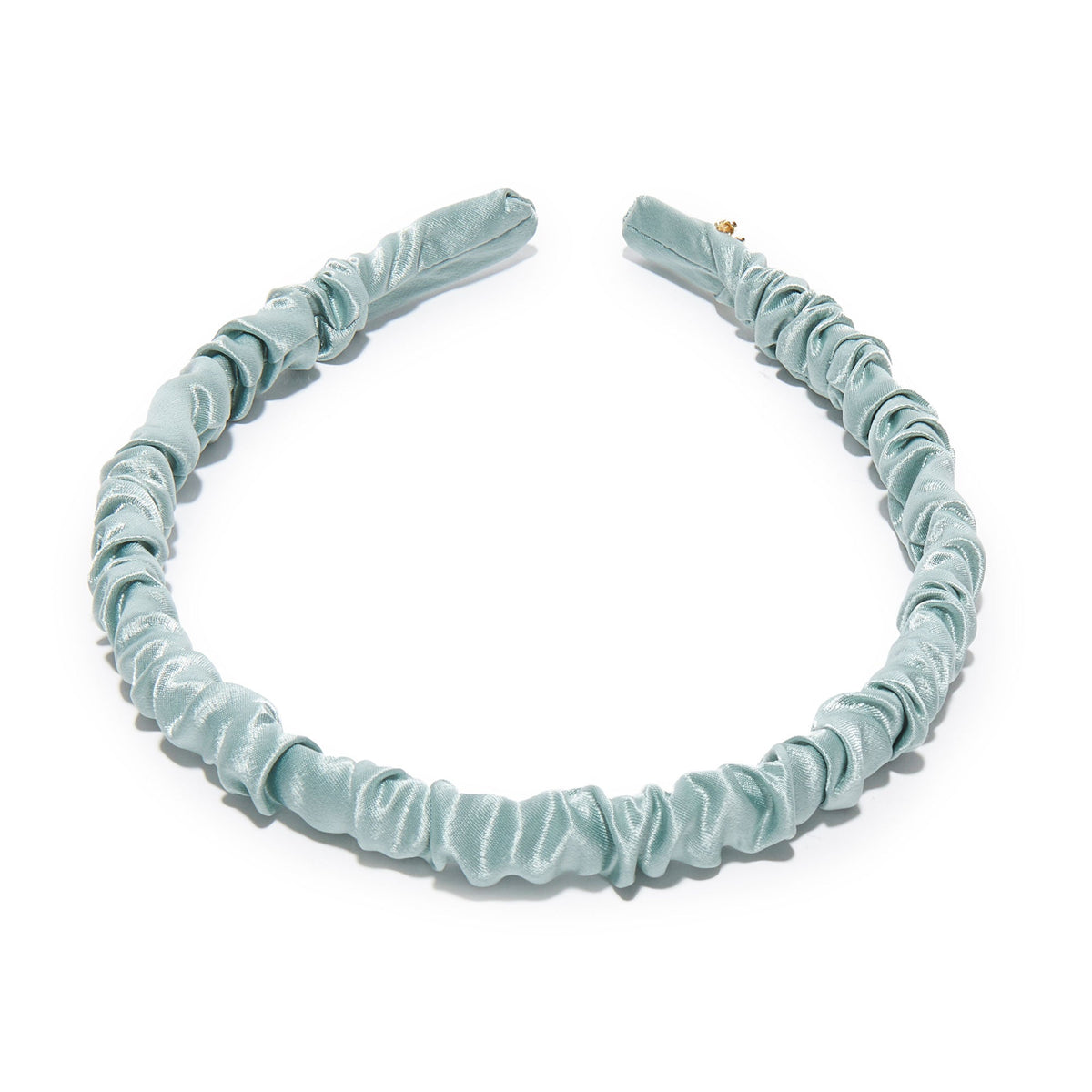 Lele Sadoughi HEADBANDS FRENCH BLUE JESSIE SILK HEADBAND