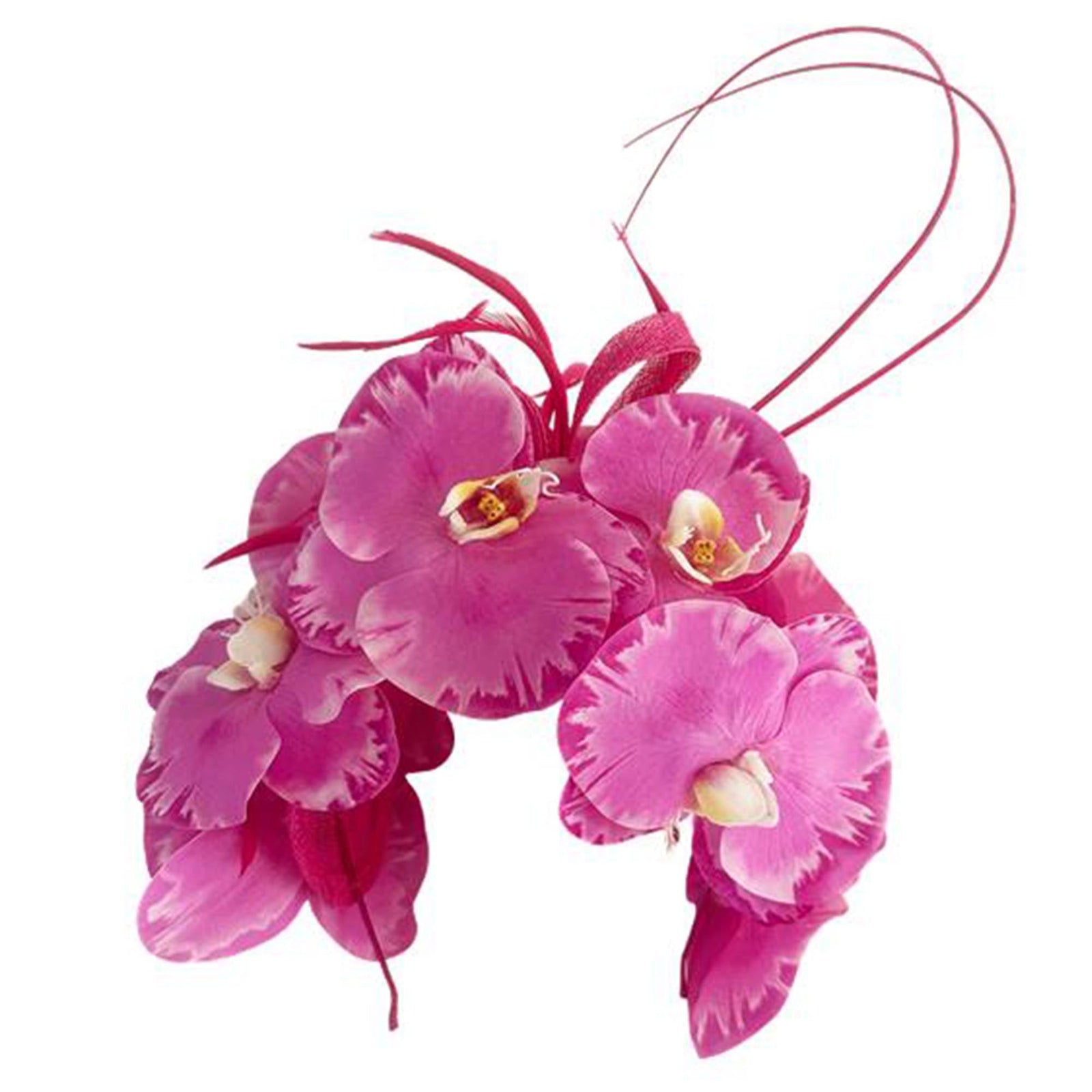 Lele Sadoughi HEADBANDS FUCHSIA ORCHID CROWN FASCINATOR