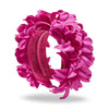 Lele Sadoughi HEADBANDS FUCHSIA SILK FLAPPER HEADBAND