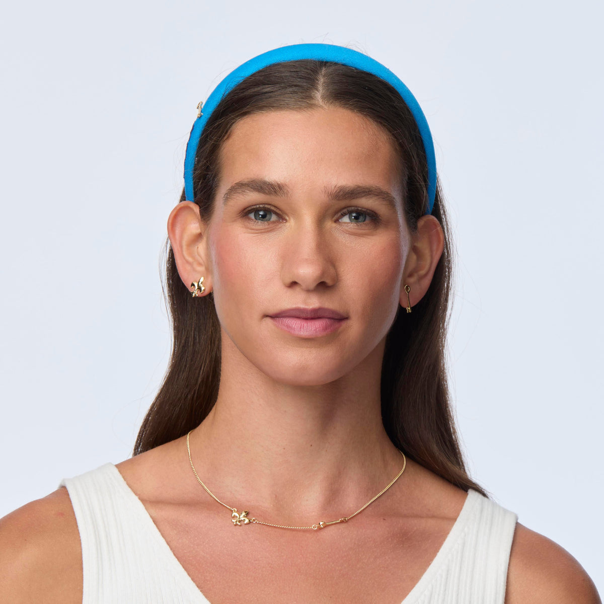 LELE SADOUGHI HEADBANDS GAMMA BLUE KAPPA KAPPA GAMMA CHARLOTTE HEADBAND