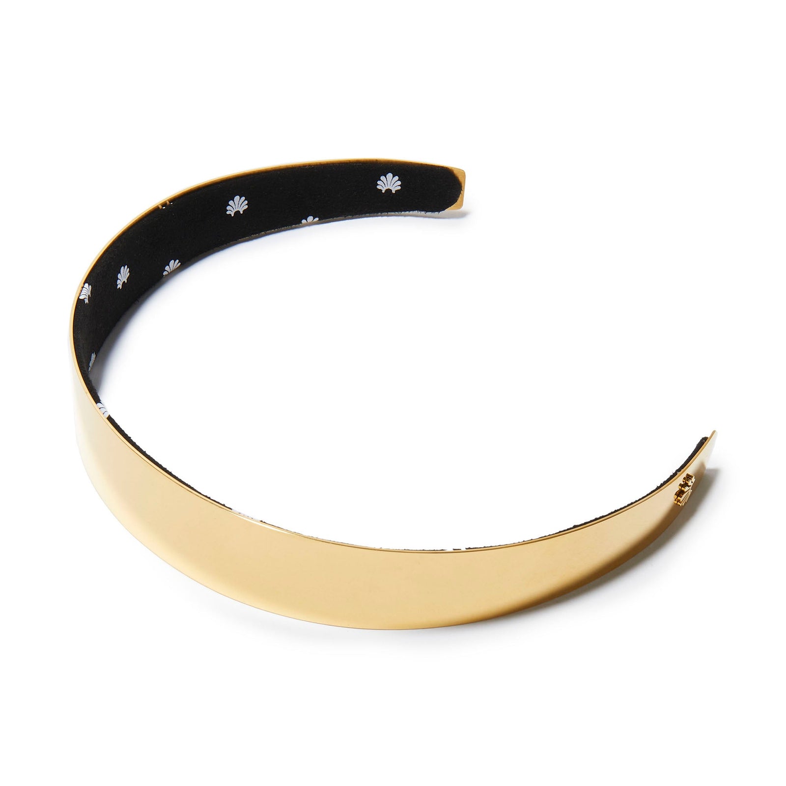 Lele Sadoughi HEADBANDS GOLD BESSETTE METAL HEADBAND