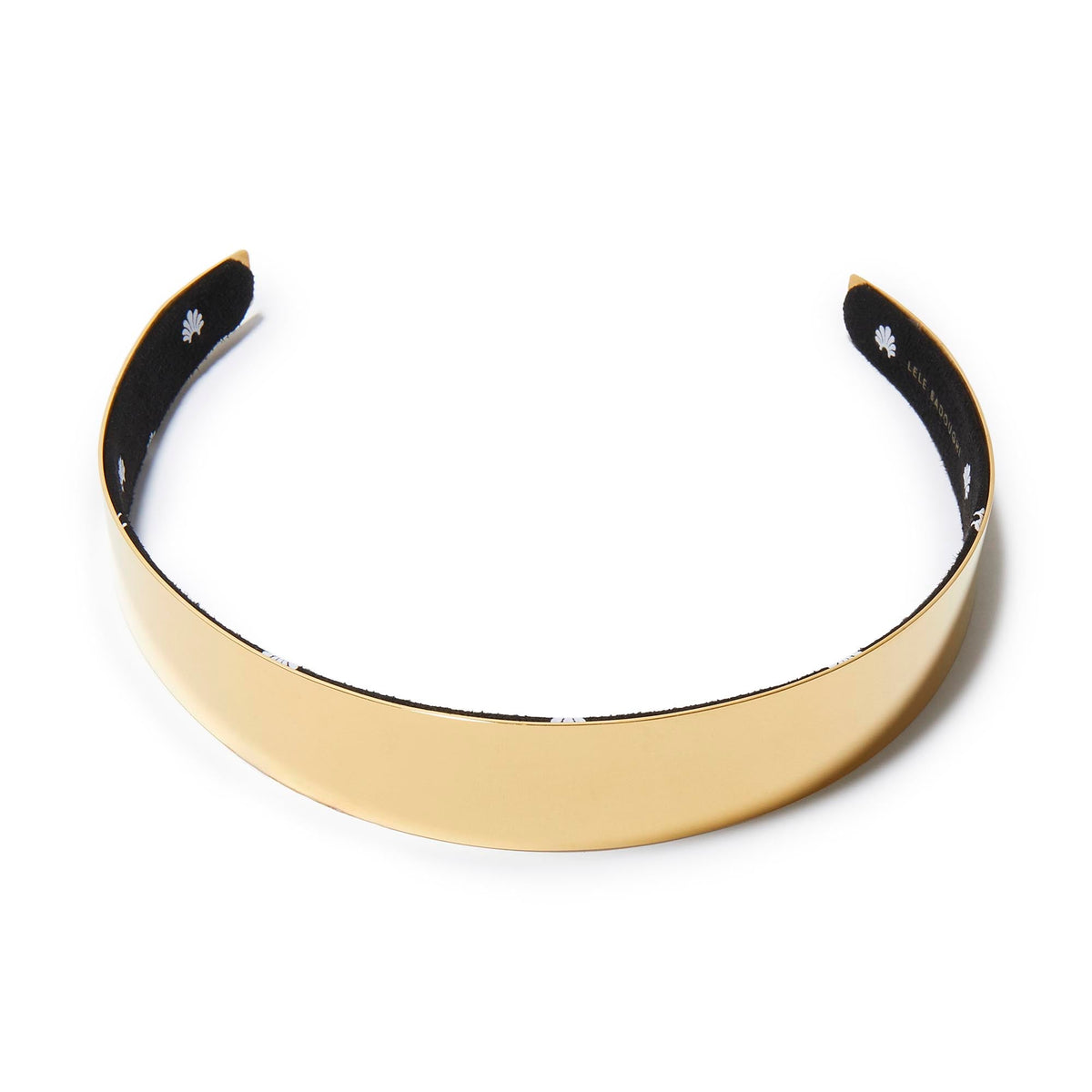 Lele Sadoughi HEADBANDS GOLD BESSETTE METAL HEADBAND