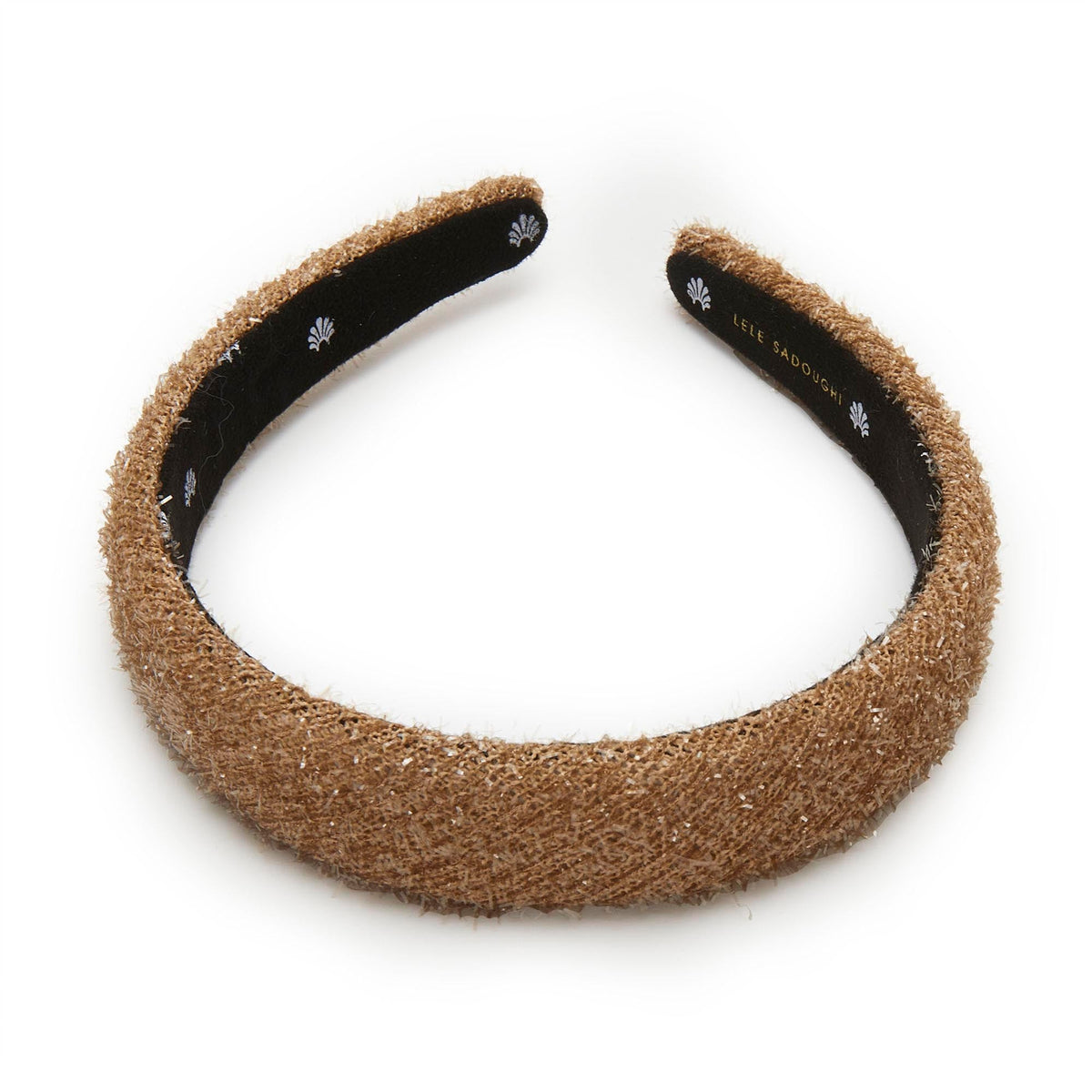 Lele Sadoughi HEADBANDS GOLD CHARLOTTE TINSEL HEADBAND