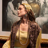 Lele Sadoughi HEADBANDS GOLD JACKIE CHAINMAIL HEADBAND