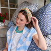 Lele Sadoughi HEADBANDS GOLD KNOTTED SHORELINE HEADBAND