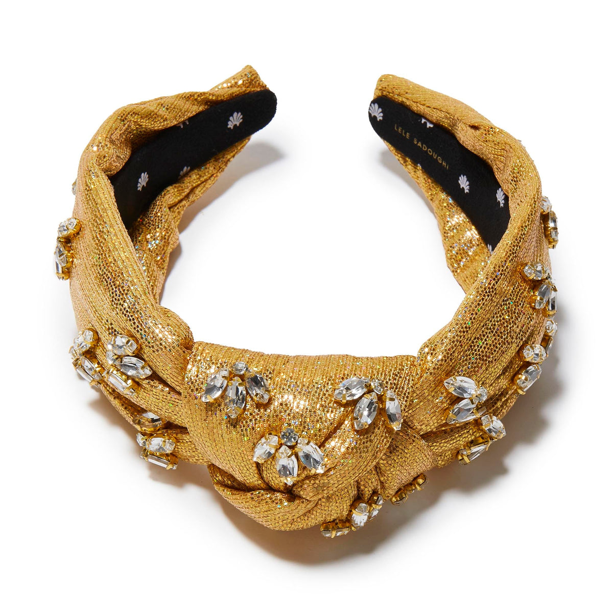 LELE SADOUGHI HEADBANDS GOLD KNOTTED VINE EMBELLISHED HEADBAND