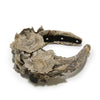 Lele Sadoughi HEADBANDS GOLD SLATE MARCHESA COUTURE X LELE SADOUGHI CRAWFORD APPLIQUE HEADBAND