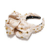 Lele Sadoughi HEADBANDS GOLDEN PAPYRUS CRAWFORD CRYSTAL HEADBAND