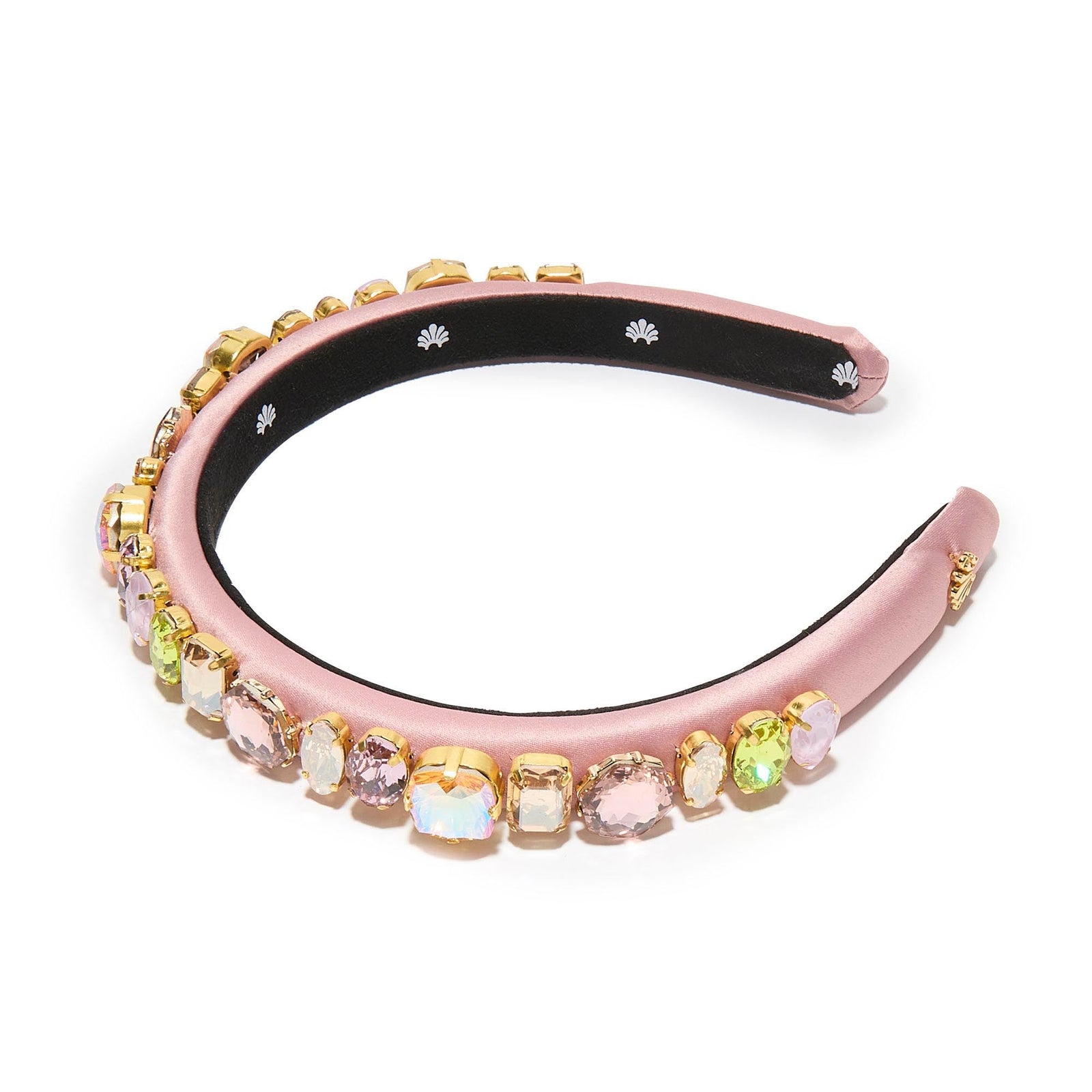 Lele Sadoughi HEADBANDS GOLDEN ROSE GIGI SWAROVSKI CRYSTAL GEM HEADBAND