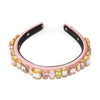 Lele Sadoughi HEADBANDS GOLDEN ROSE GIGI SWAROVSKI CRYSTAL GEM HEADBAND