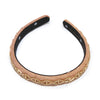 Lele Sadoughi HEADBANDS GOLDEN TERRACOTTA GIGI BEADED HEADBAND