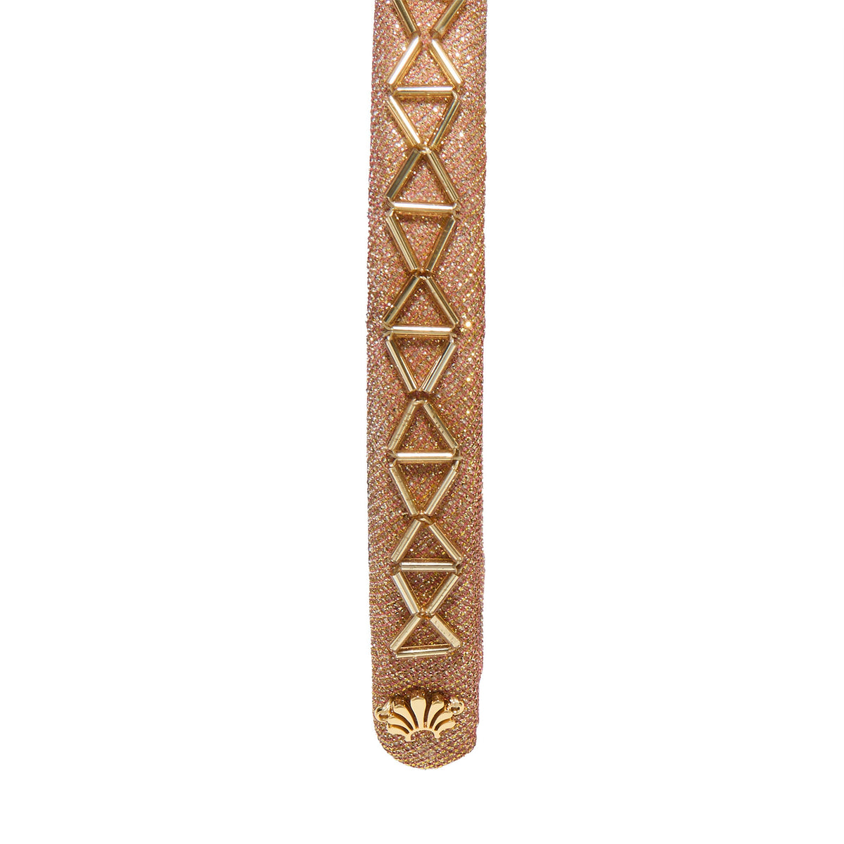 Lele Sadoughi HEADBANDS GOLDEN TERRACOTTA GIGI BEADED HEADBAND
