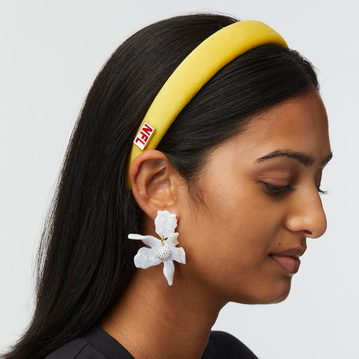 Lele Sadoughi HEADBANDS GREEN BAY PACKERS LELE SADOUGHI X NFL GOLD CHARLOTTE HEADBAND