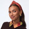 Lele Sadoughi HEADBANDS HALLOW'S EVE KNOTTED PLAID HEADBAND