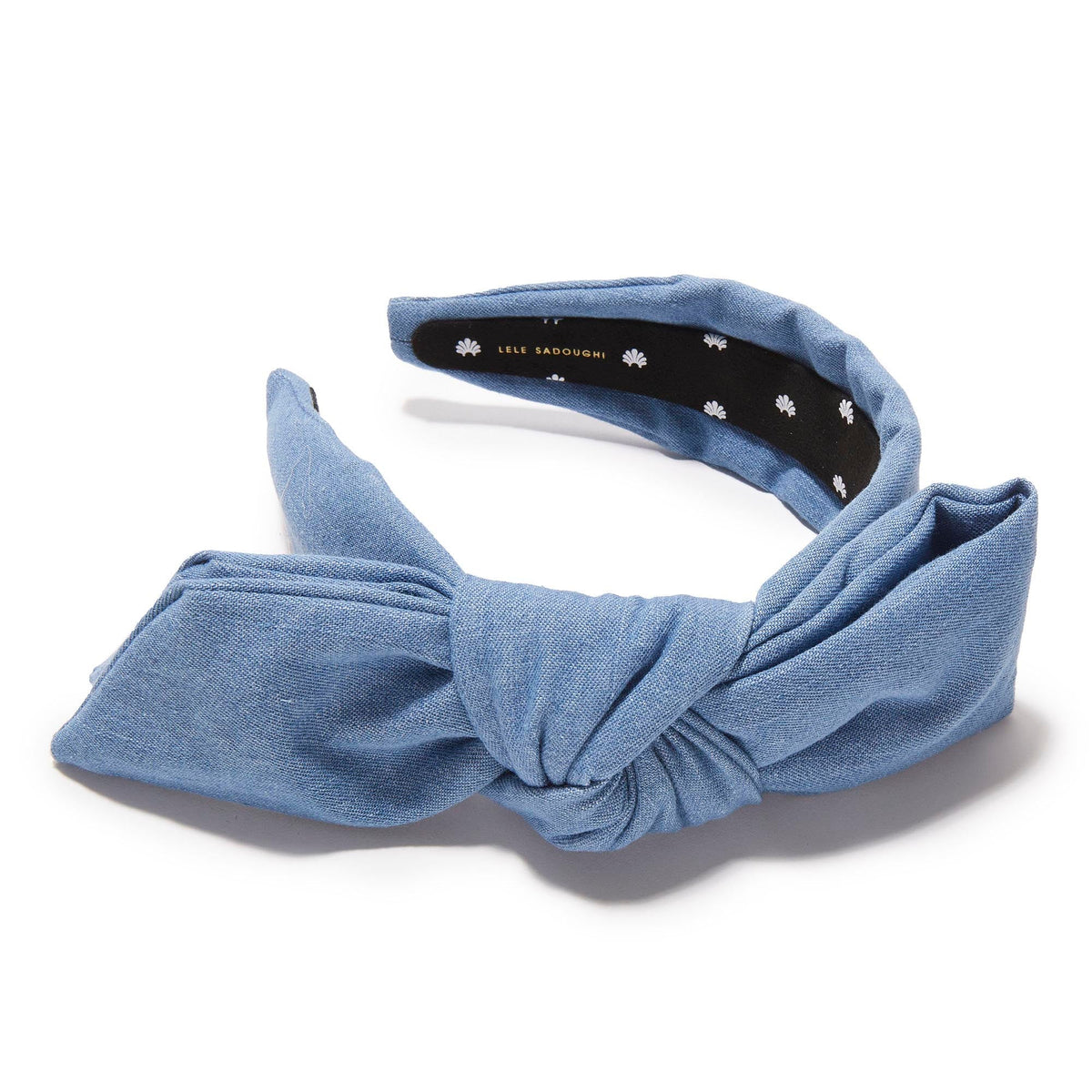 LELE SADOUGHI HEADBANDS HOLLY DENIM HEADBAND