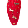 Lele Sadoughi HEADBANDS HORSE LUNAR NEW YEAR KNOTTED HEADBAND