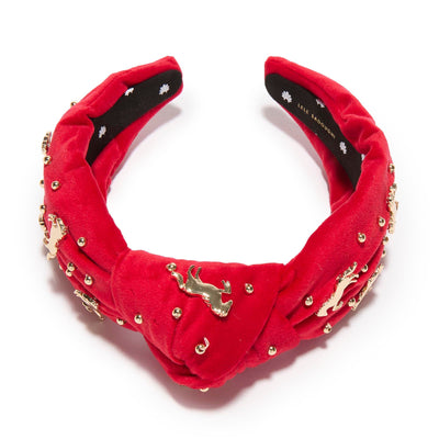 Lele Sadoughi HEADBANDS HORSE LUNAR NEW YEAR KNOTTED HEADBAND