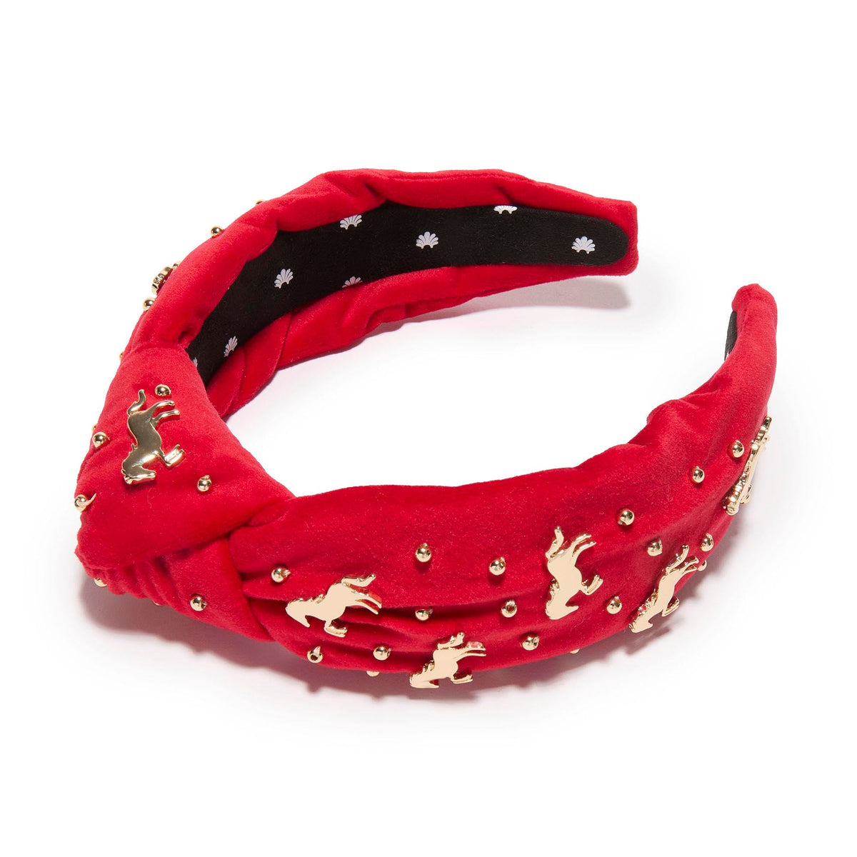 Lele Sadoughi HEADBANDS HORSE LUNAR NEW YEAR KNOTTED HEADBAND