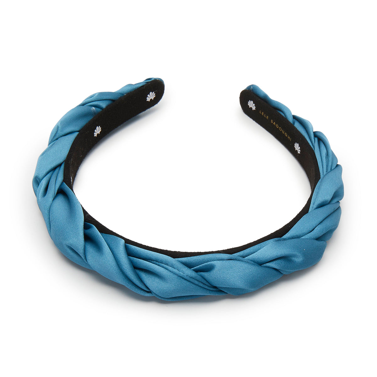 Lele Sadoughi HEADBANDS IMPERIAL BLUE JULIET SILK HEADBAND