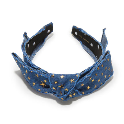 LELE SADOUGHI HEADBANDS INDIGO BLUE SHIRLEY STARRY SKY HEADBAND
