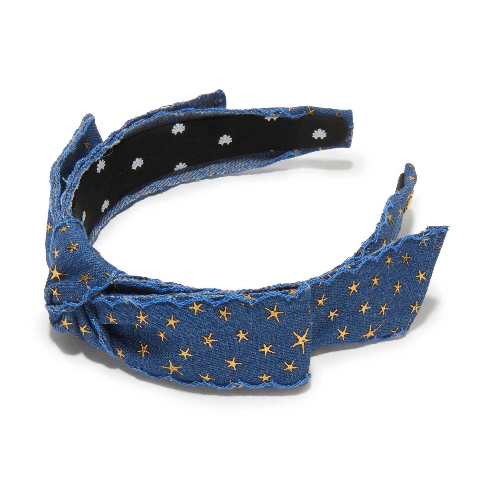 LELE SADOUGHI HEADBANDS INDIGO BLUE SHIRLEY STARRY SKY HEADBAND