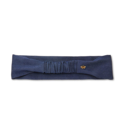 Lele Sadoughi HEADBANDS INDIGO DENIM AUDREY HEADBAND