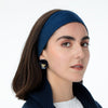 Lele Sadoughi HEADBANDS INDIGO DENIM AUDREY HEADBAND