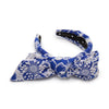 Lele Sadoughi HEADBANDS INDIGO HOLLY FLORAL EYELET HEADBAND