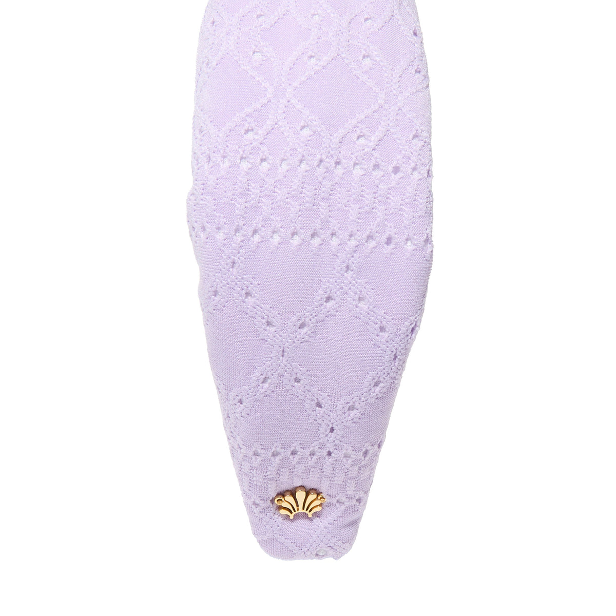 Lele Sadoughi HEADBANDS IRIS KNOTTED EYELET HEADBAND