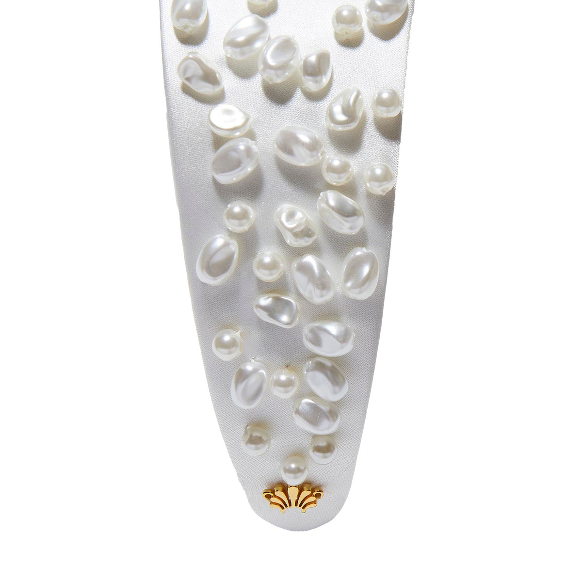 Lele Sadoughi HEADBANDS IVORY BRIGITTE COBBLESTONE HEADBAND