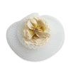 Lele Sadoughi HEADBANDS IVORY FLOWER BLUSHER