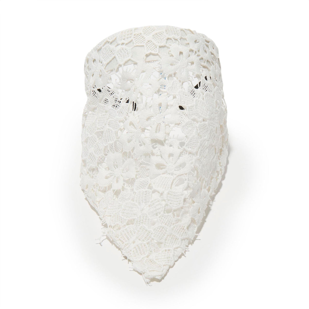 Lele Sadoughi HEADBANDS IVORY JACKIE FLORAL LACE HANKERCHIEF HEADBAND