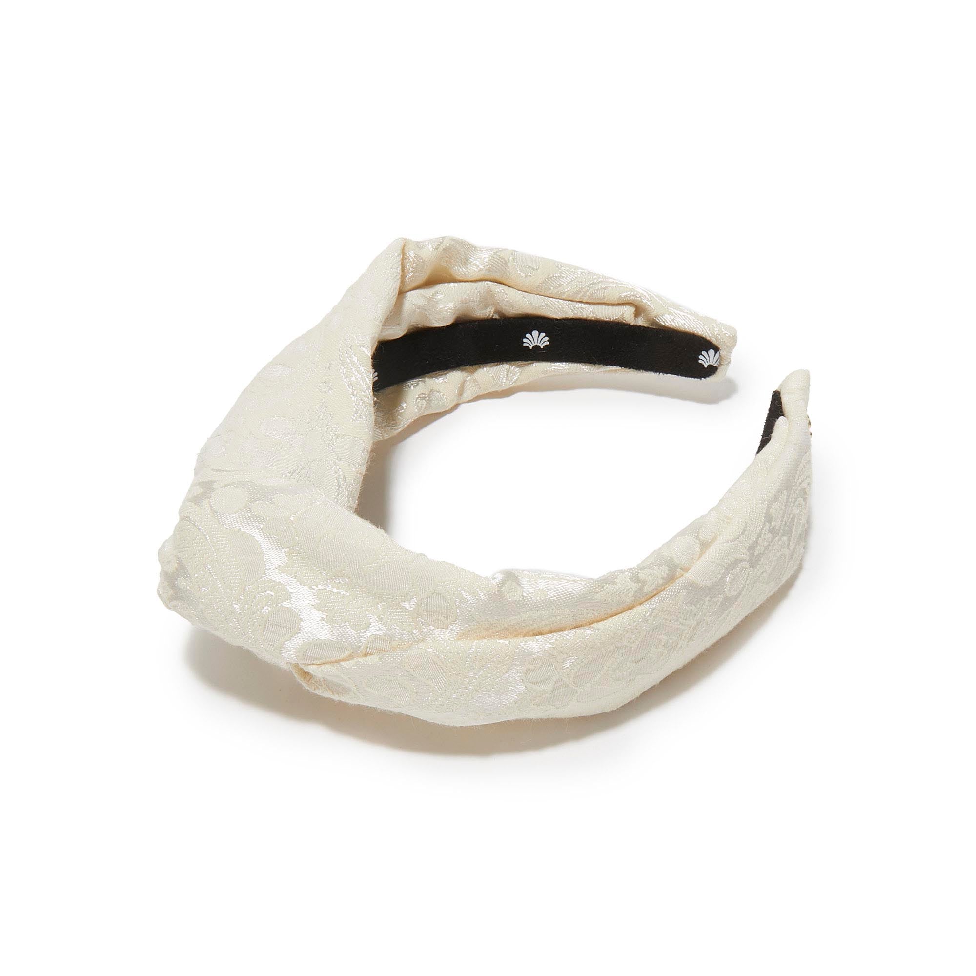 IVORY KIDS MARLENE DAMASK BROCADE HEADBAND